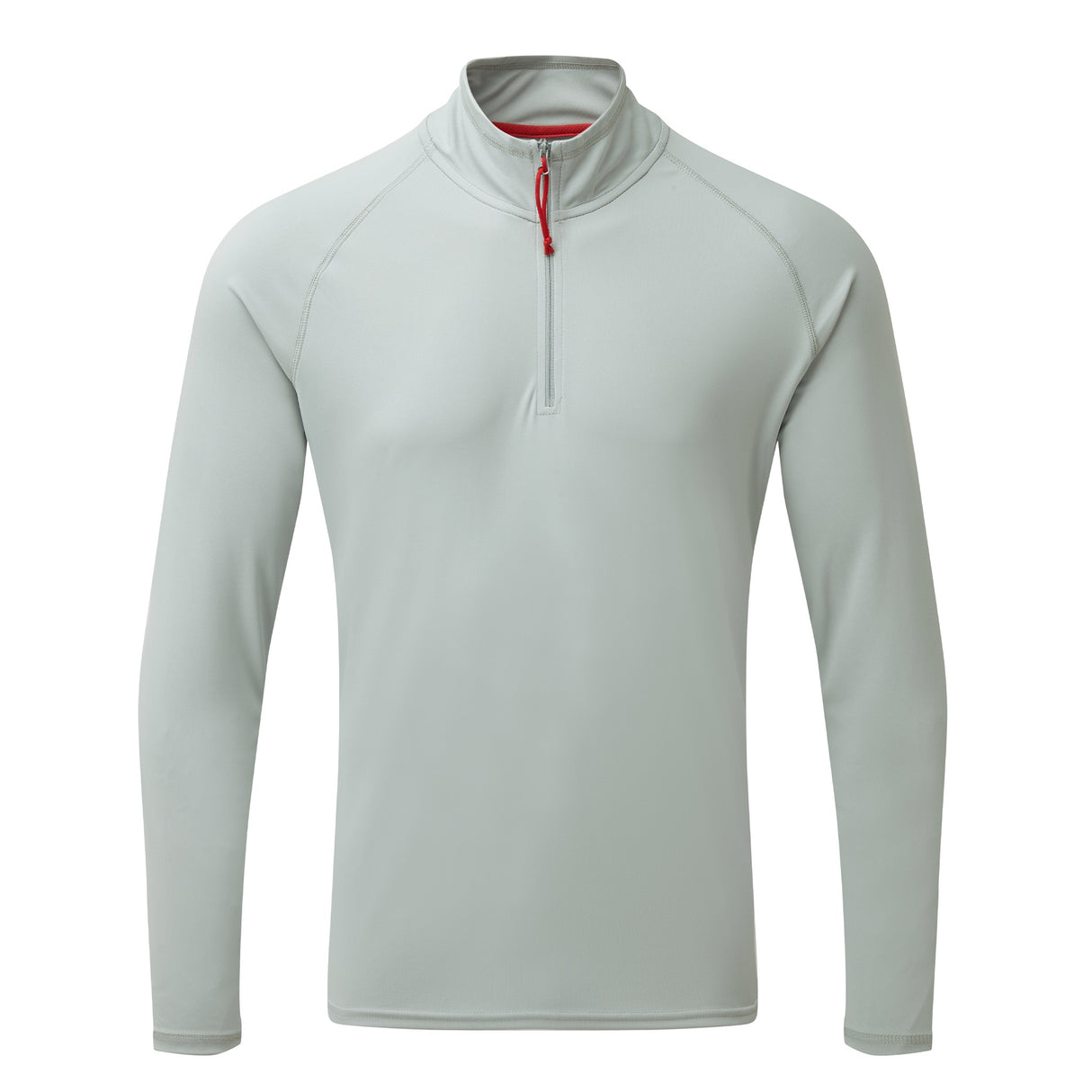 Gill Men's UV Tec Long Sleeve Zip Tee medium grey