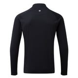 Gill Men's UV Tec Long Sleeve Zip Tee navy back.