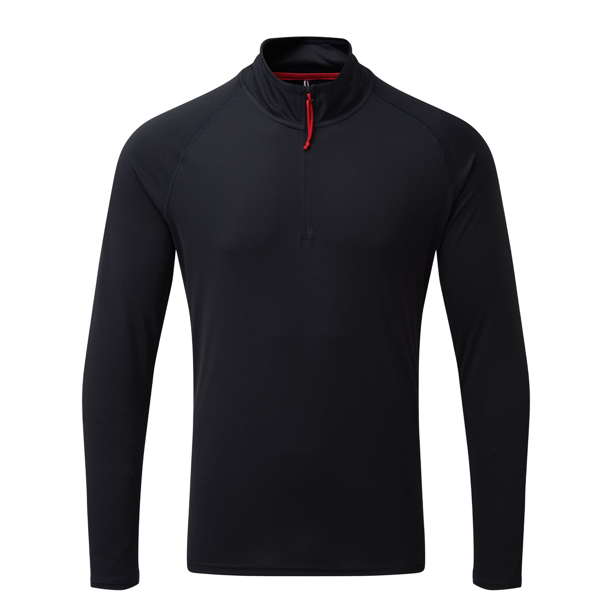 Gill Men's UV Tec Long Sleeve Zip Tee navy.