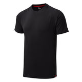Gill Men's UV Tec SS Tee Shirt black angle view.