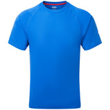 Blue t-shirt on a white background