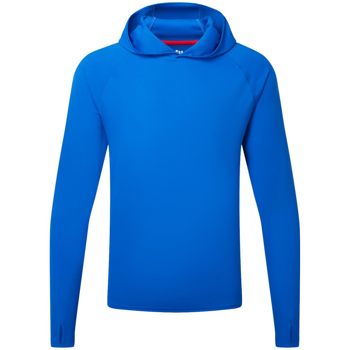 Blue hoodie on a white background