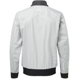 Back of light grey Gill smock.
