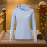 Gill hoodie on dock