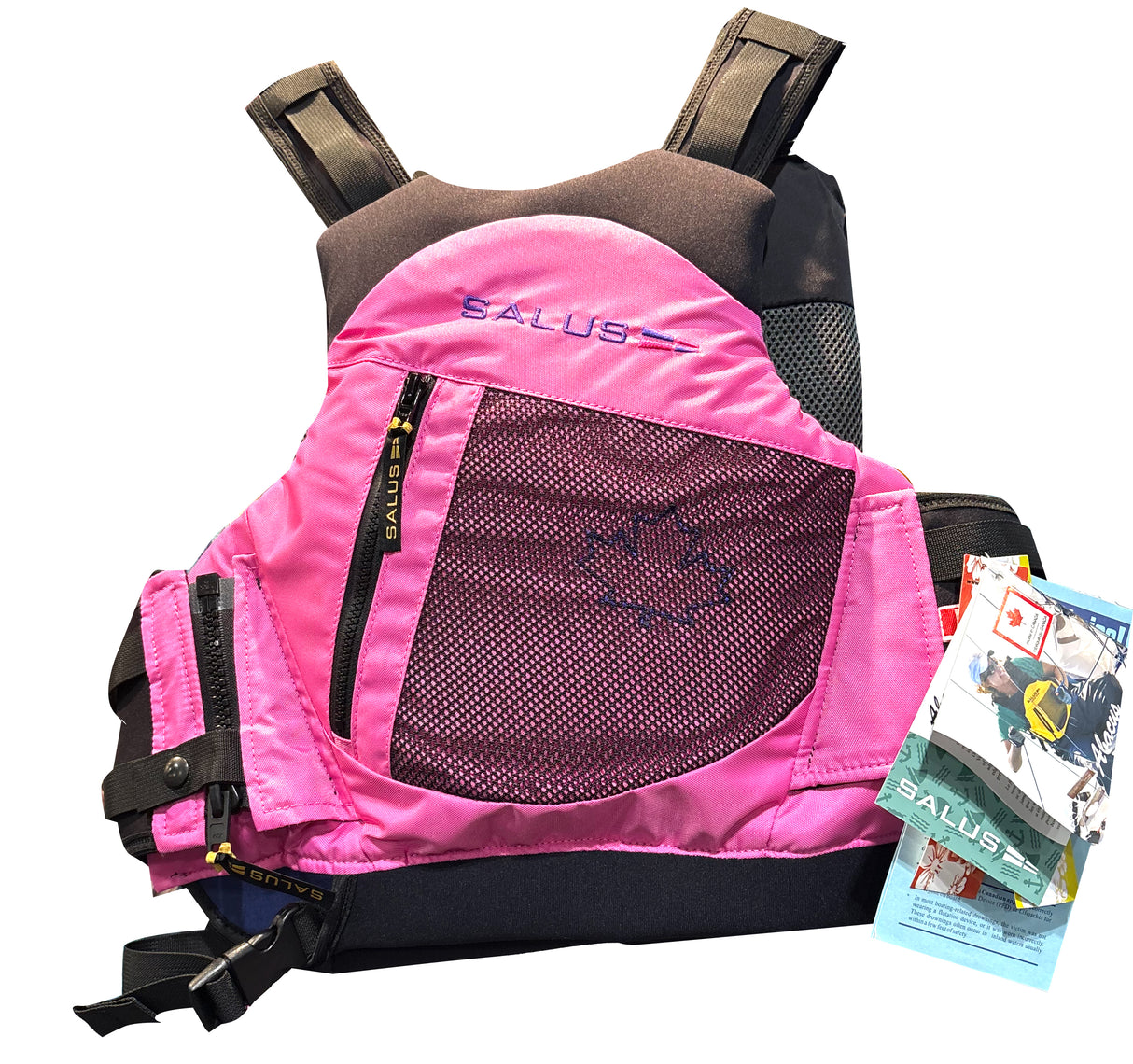 Sales pink vest.
