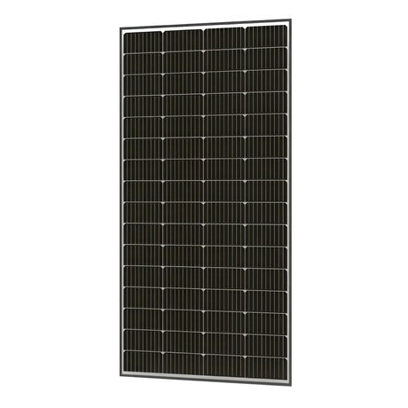Solar panel on a white background
