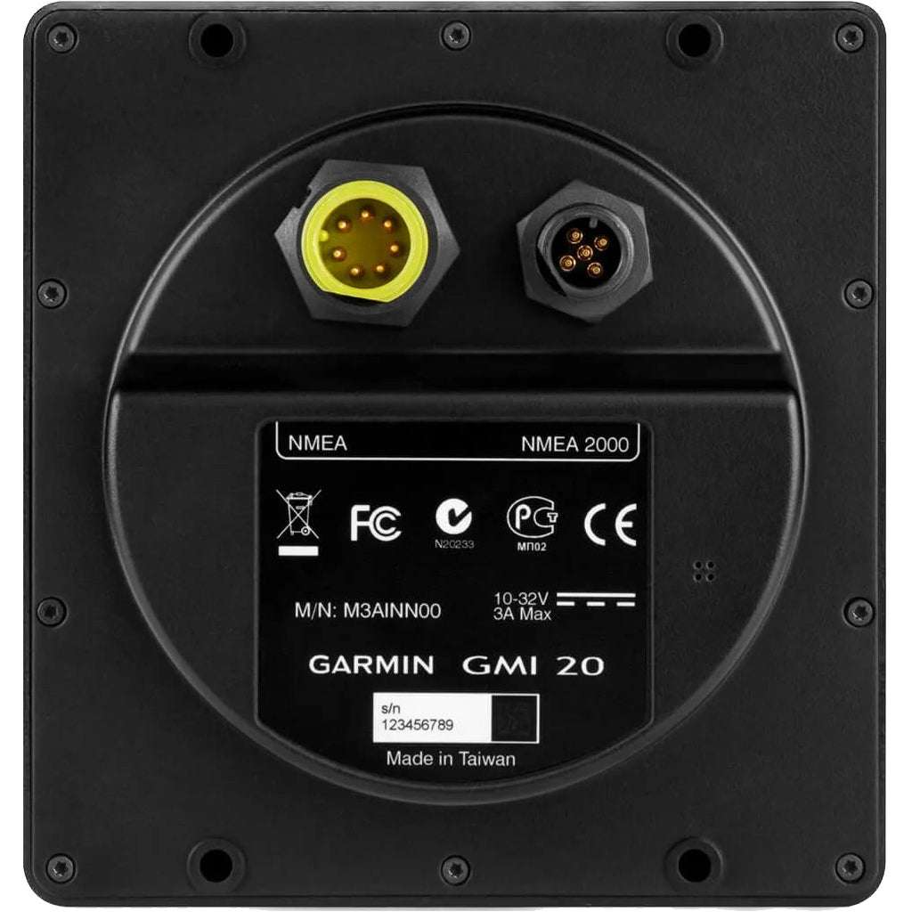 Garmain GMI 20 Colour Marine Instrument back