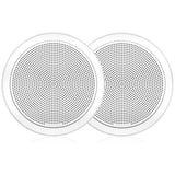 7.7" Round Speakers, White front