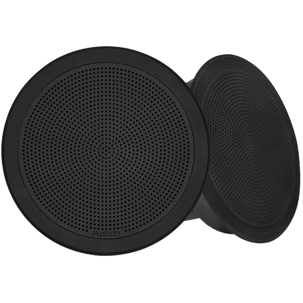 Fusion 7.7" F/M Round Speakers, Black, 200 Watt