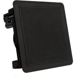 7.7" Square Speakers, Black left view