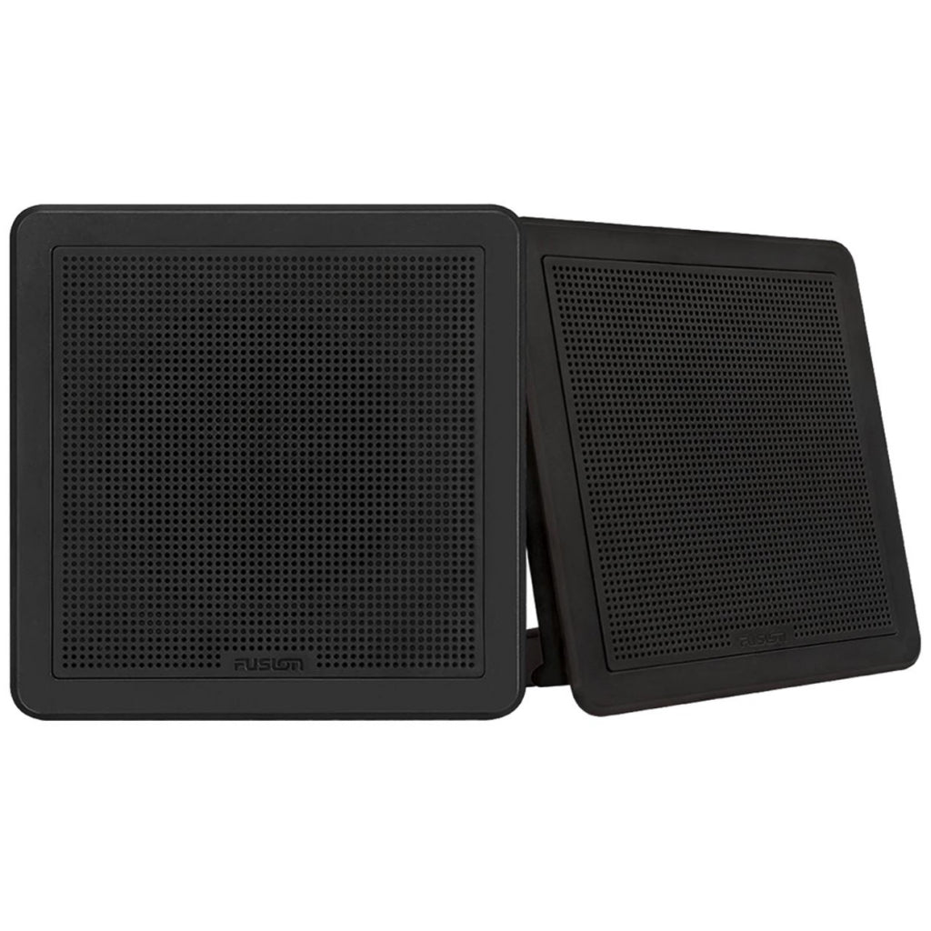Fusion 7.7" F/M Square Speakers, Black, 200 Watt