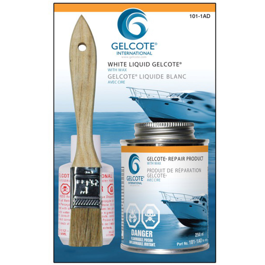 Gelcote International 250ml White Liquid Kit