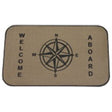 Compass Rose Welcome Aboard Mat.