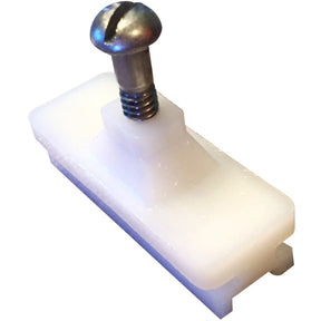 Nylon White Side Mount Slider.