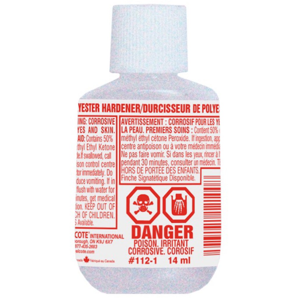 Gelcote International 14 ml Clear MEK Hardener