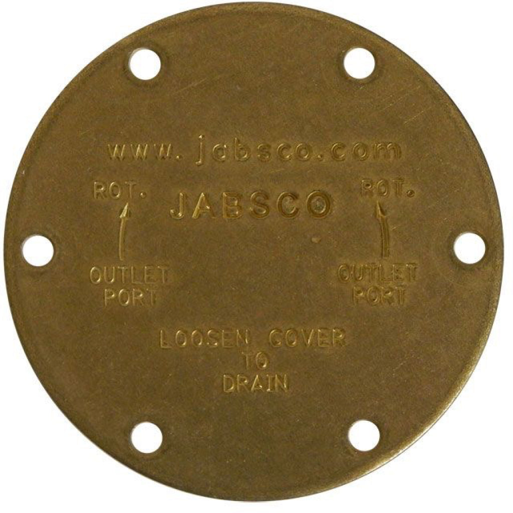 Jabsco Raw Water Pump End Cover Plate