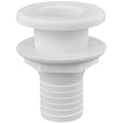 1/2" White Thru-Hull Plastic.