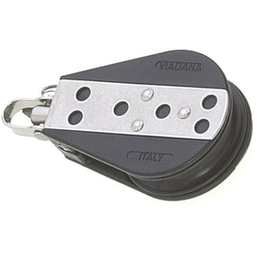 Viadana BB Single Block with Swivel 7/16" Line