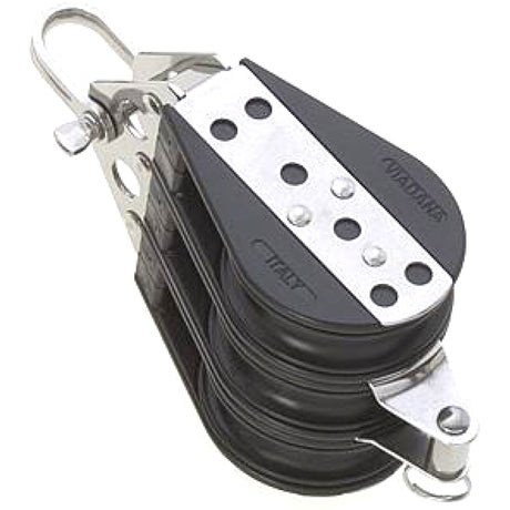 Viadana BB Triple Block with Becket 7/16" Line