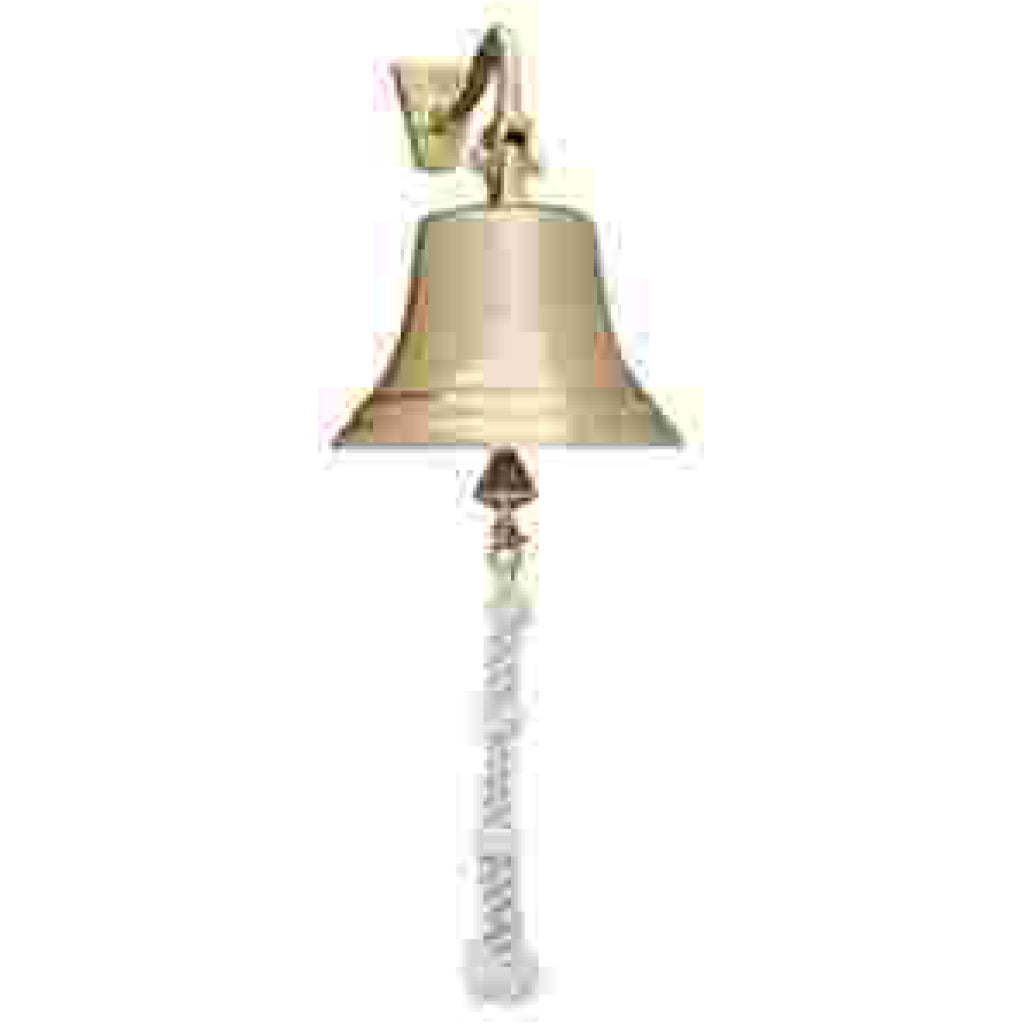 Weems & Plath 12" Brass Bell with Lanyard