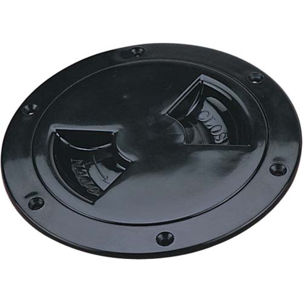 Deck Plate - 4" Black