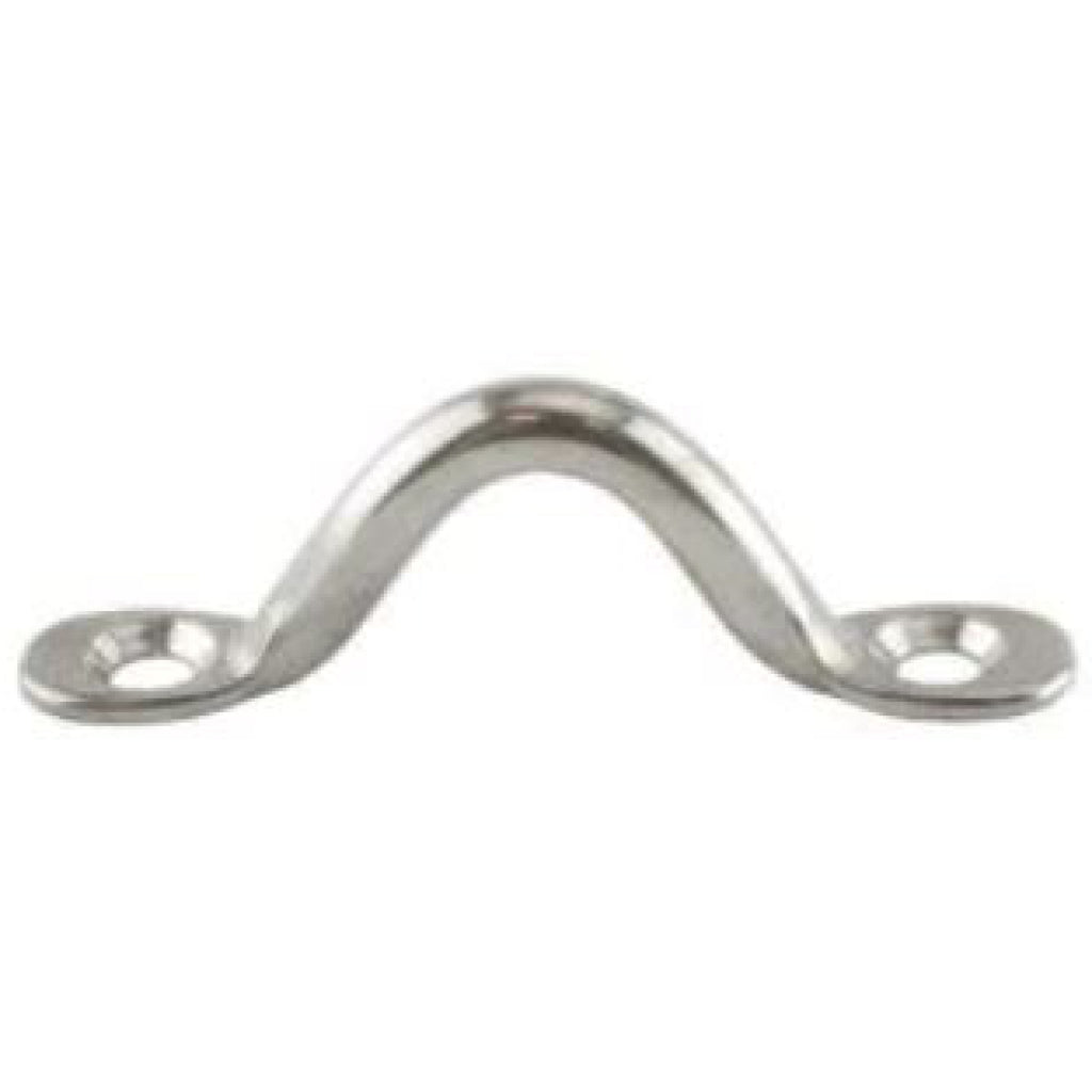 Cast Stainless Steel 3/16" Eye Strap, Pair