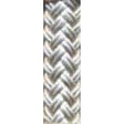 Braided Nylon Dock Line with eye-1/2" x 35' White