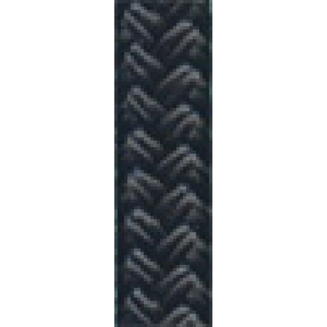 Braided Nylon Dock Line with eye-1/2" x 35' Black