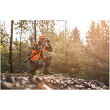 Man on ridge using Bushnell Powerview 7 X 50 Binocular.