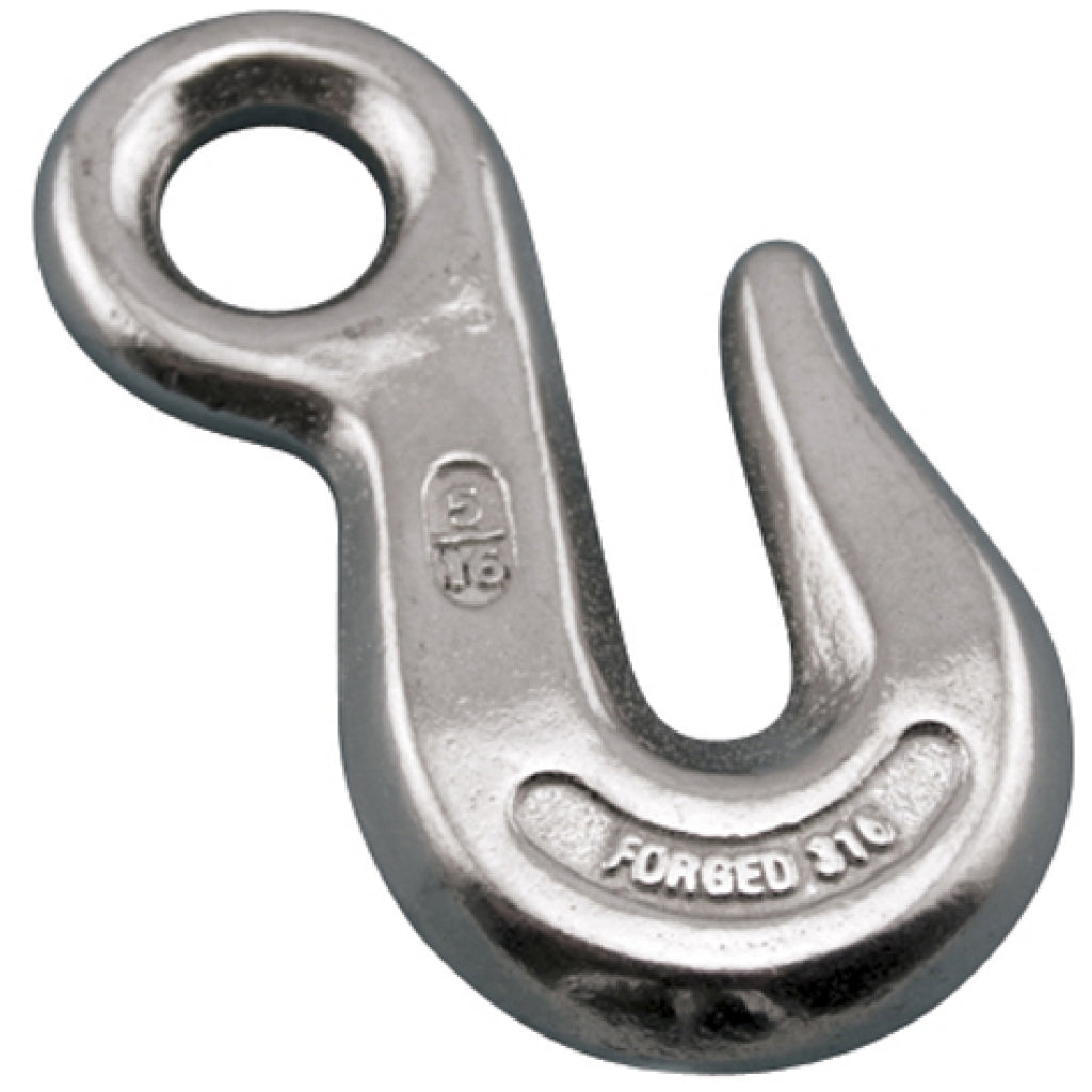 5/16 Ss Chain Hook W/Loop.