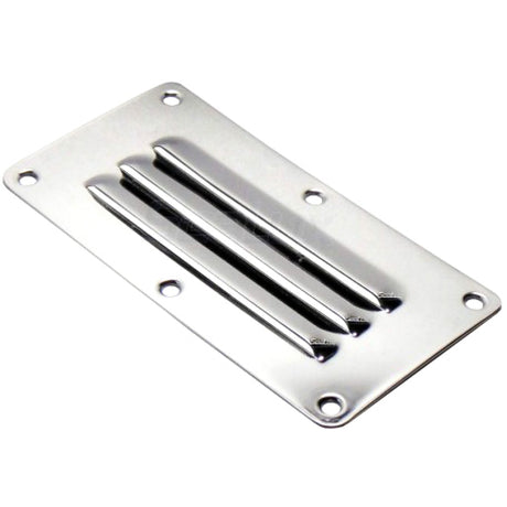 Stainless Steel 5" X 2.5" Louvered Vent.