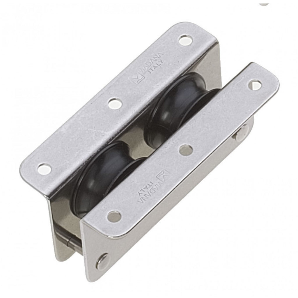 Viadana 38mm Curved Base Single Sheave Box 