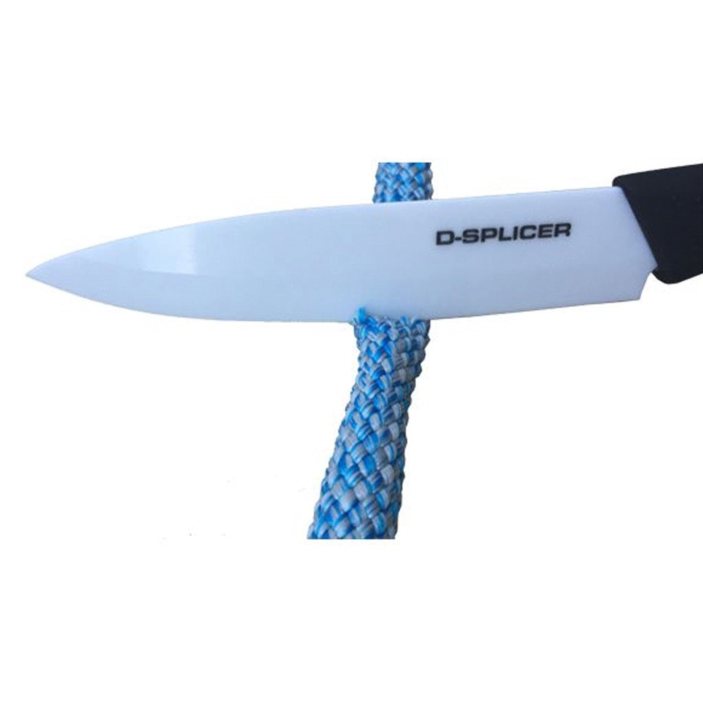 C-20 D-Splicer ceramic knife Small being used.