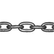 Long Link Galvanized Chain - 3/8", per foot