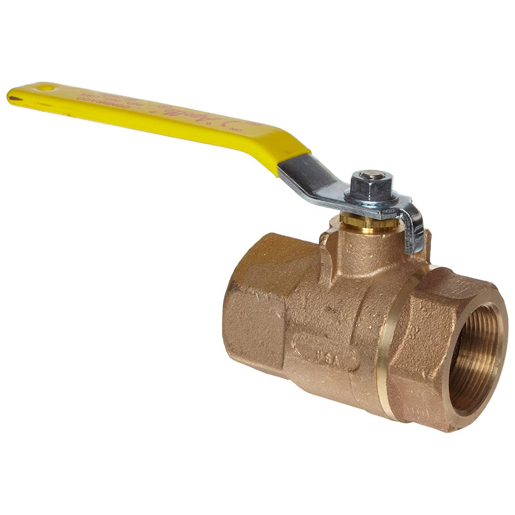 1-1/4" Bronze ball valve 