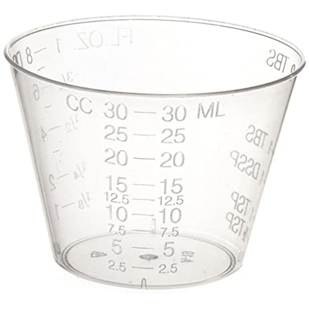 1 oz. Plastic Mixing Cup - 5/pack