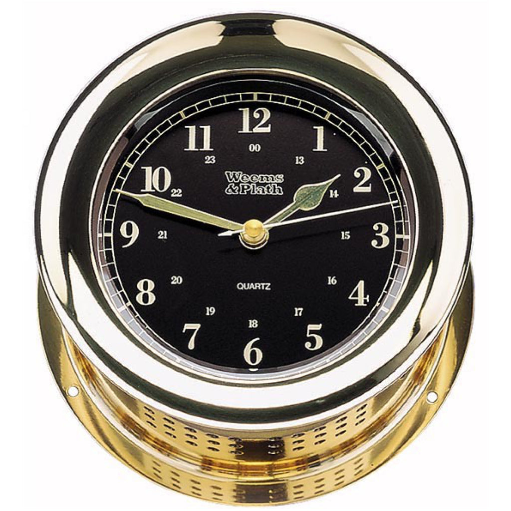 Weems & Plath Atlantis Premiere Black Quartz Clock