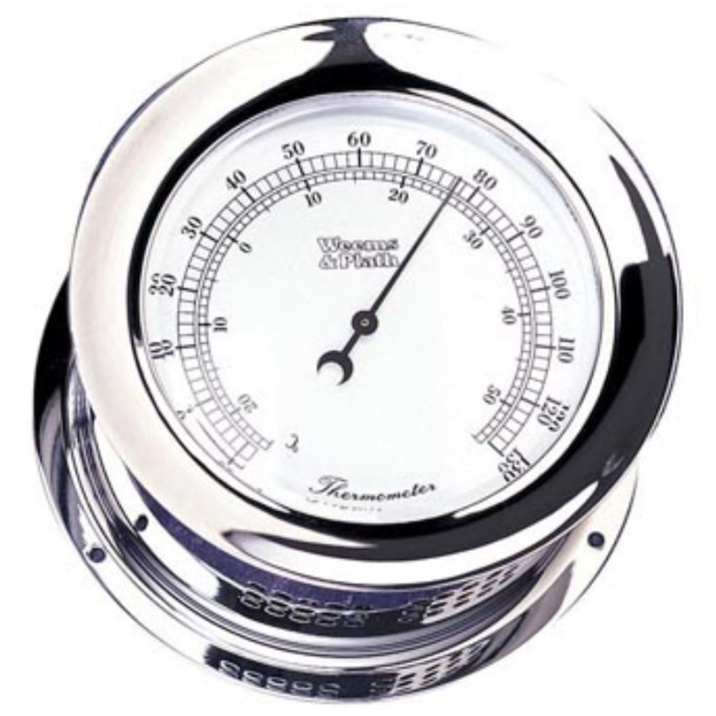 Weems and Plath Chrome Plated Atlantis Thermometer