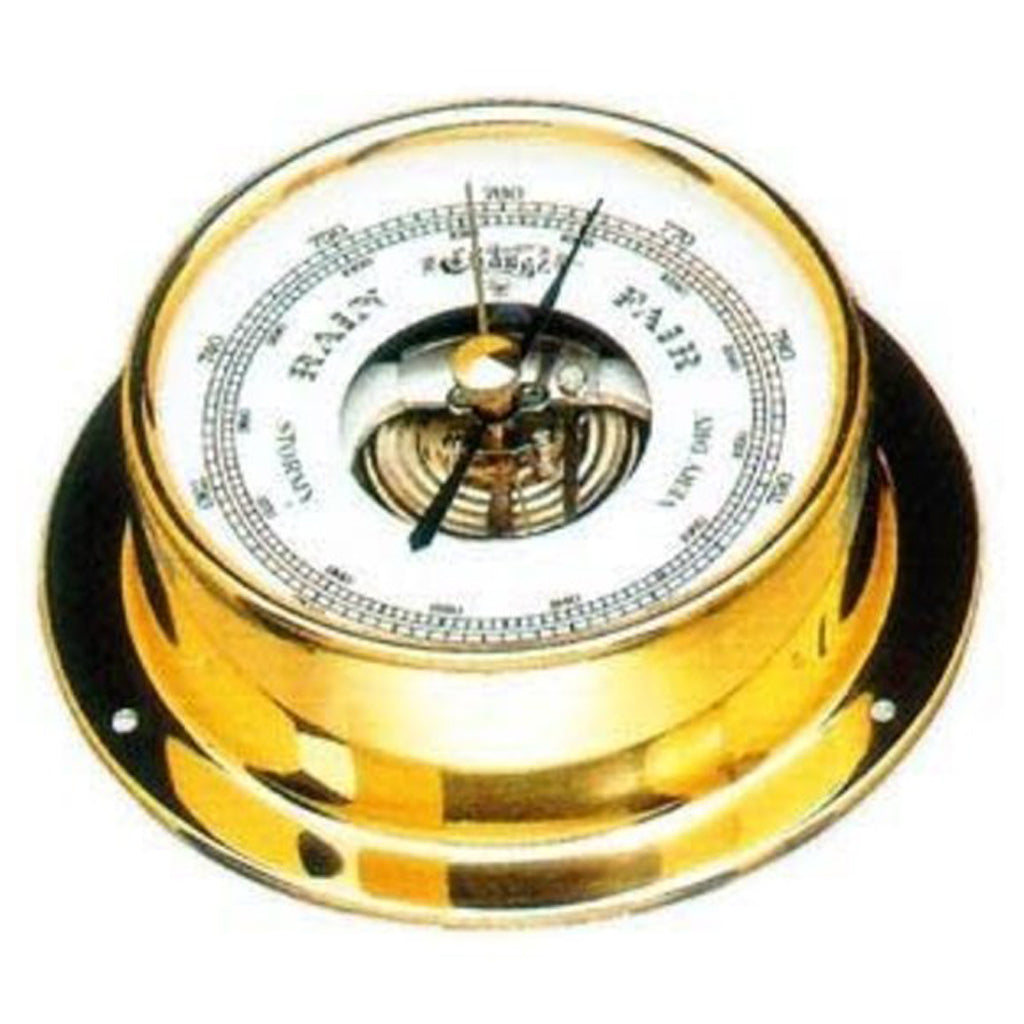 3-3/8" Brass Barometer