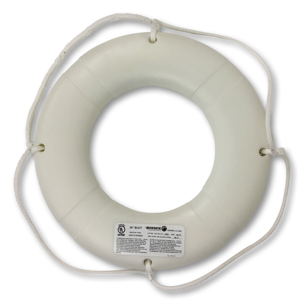 24" Lifering Transport Canada Approved - White