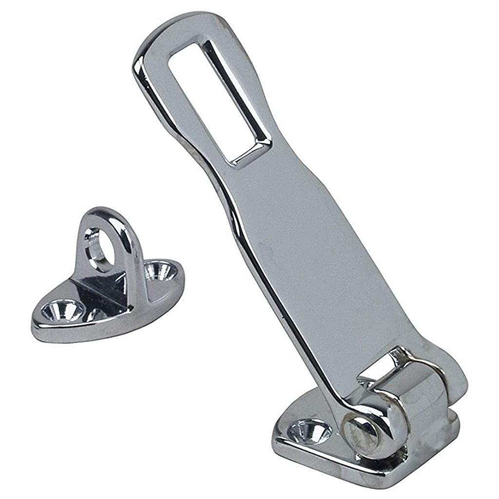 2 Chrome/P Zinc Hasp