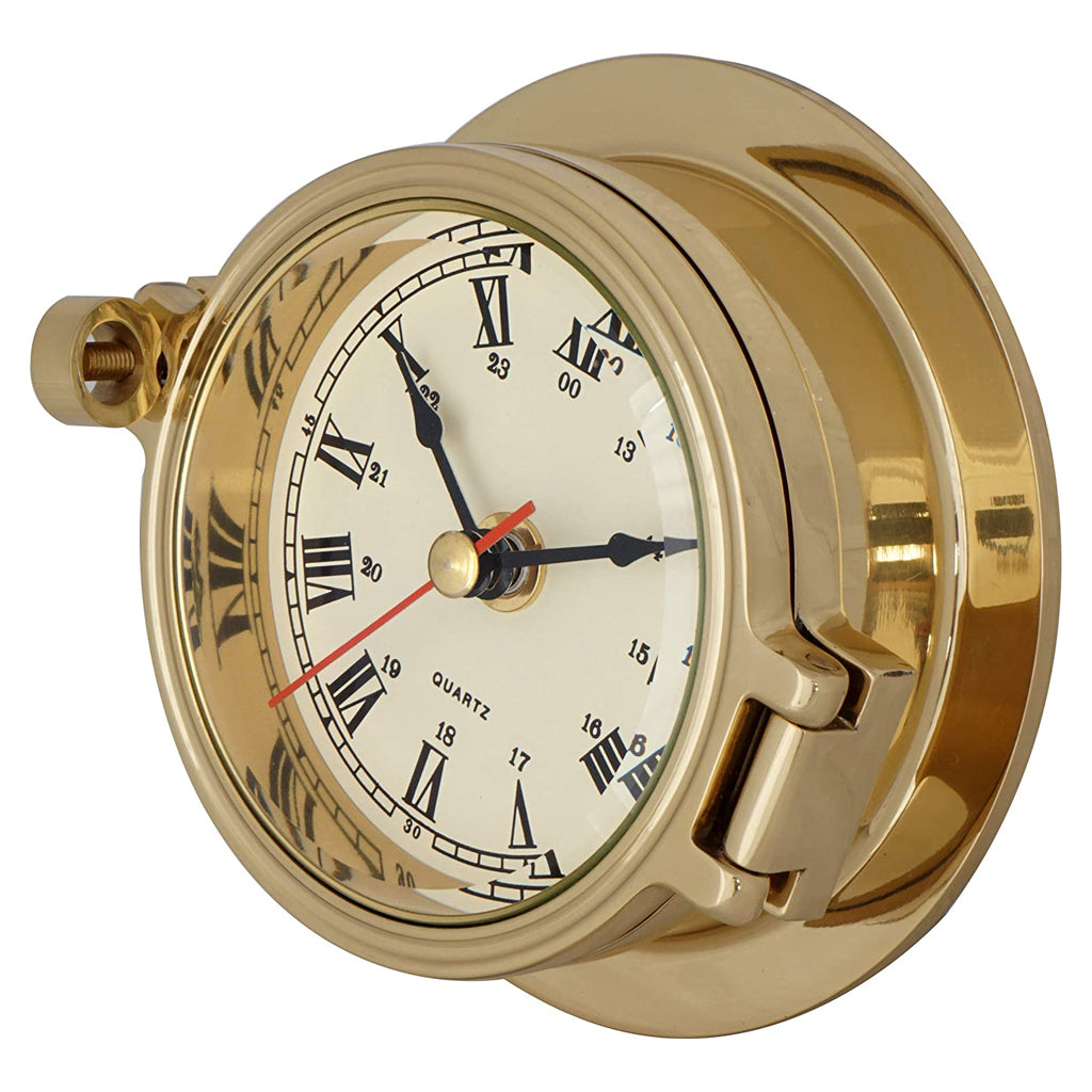 3.5" Brass Clock Porthole