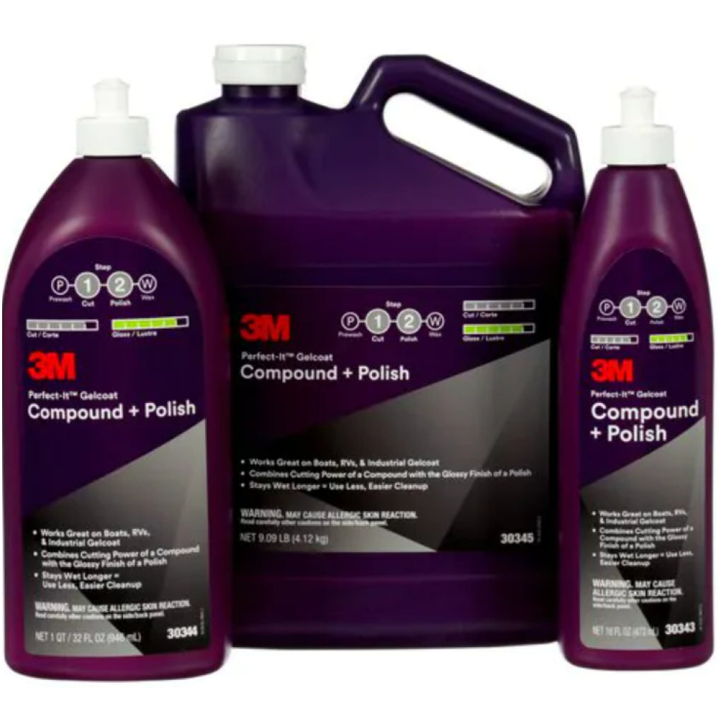 3M Perfect-It Gelcoat Compound & Polish - 946 mL