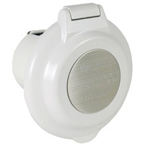 Marinco 30A Round Power Inlet