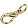 #1 Brass Swivel Eye Snap 5/8" Dia. Eye.