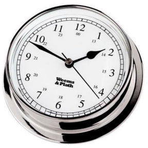 Weems And Plath Chrome Endurance 085 Quartz Clock.
