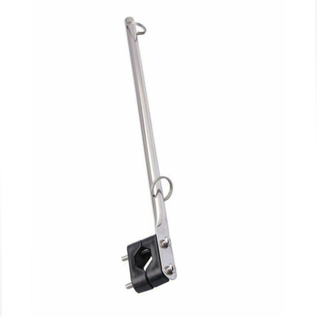 Ss Rail Mount Flag Pole 7/8 - 1 Rail.