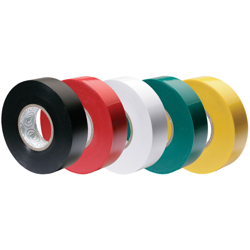 Electrical Tape - 1/2" x 20' Assorted 5/Pack