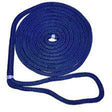 Braided Nylon Dock Line - w/eye, 3/4" x 25', Navy