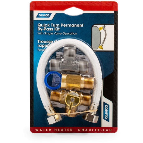 Package Of Of Camco Quick-Turn Permanent By-Pass Kit.